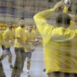 15.09.2017 Brześć. Białoruś. Trening piłkarzy ręcznych PGE Vive Kielce na dzień przed meczem z Mieszkowem Brześć / Jarosław Kubalski / Radio Kielce