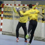 15.09.2017 Brześć. Białoruś. Trening piłkarzy ręcznych PGE Vive Kielce na dzień przed meczem z Mieszkowem Brześć / Jarosław Kubalski / Radio Kielce