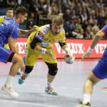 16.09.2017 Brześć. Białoruś. Mecz Ligi Mistrzów. Mieszkow Brześć - PGE Vive Kielce Julen Aginagalde / Jarosław Kubalski / Radio Kielce