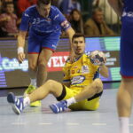 16.09.2017 Brześć. Białoruś. Mecz Ligi Mistrzów. Mieszkow Brześć - PGE Vive Kielce. Alex Dujszebajew / Jarosław Kubalski / Radio Kielce