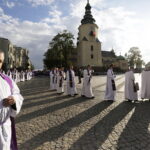 18.09.2017 Kielce. Biskup Kazimierz Ryczan nie żyje. Pierwszy dzień uroczystości pogrzebowych. Kondukt  do Bazyliki Katedralnej / Jarosław Kubalski / Radio Kielce