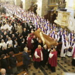 18.09.2017 Kielce. Biskup Kazimierz Ryczan nie żyje. Pierwszy dzień uroczystości pogrzebowych w Bazylice Katedralnej / Jarosław Kubalski / Radio Kielce