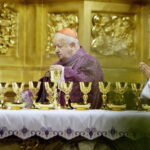 18.09.2017 Kielce. Biskup Kazimierz Ryczan nie żyje. Pierwszy dzień uroczystości pogrzebowych w Bazylice Katedralnej. Mszy przewodniczył kardynał Stanisław Dziwisz / Jarosław Kubalski / Radio Kielce