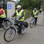 23.09.2017 Kielce. Pielgrzymka rowerowa na  Święty Krzyż wyrusza z Placu Jana Pawła II / Jarosław Kubalski / Radio Kielce