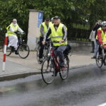 23.09.2017 Kielce. Pielgrzymka rowerowa na  Święty Krzyż wyrusza z Placu Jana Pawła II / Jarosław Kubalski / Radio Kielce