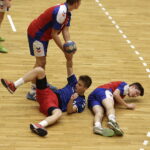 23.09.2017 Kielce. Piłka ręczna II liga. Mecz SMS ZPRP Kielce -  KRAKOWIAK Szkoły Gortata Kraków / Jarosław Kubalski / Radio Kielce