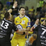 26.09.2017 Kielce. Mecz 5. kolejki PGNiG Superlig PGE Vive Kielce - Piotrkowianin Piotrków Trybunalski. Marko Mamić / Jarosław Kubalski / Radio Kielce