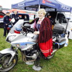 03.09.2017 Masłów. Dożynki wojewódzkie. Na stoisku policji / Jarosław Kubalski  /  Radio Kielce / Masłów. Dożynki wojewódzkie