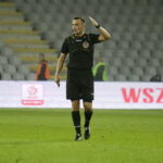 20.09.2017 Kielce. Puchar Polski. Mecz Korona Kielce -  Wisła Kraków. Sędzia Jarosław Przybył / Jarosław Kubalski / Radio Kielce