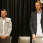 Mirosław Ciołak - szef kuchni restauracji Tęczowy Młyn w Kielcach, Karol Bielecki - szczypiornista PGE Vive Kielce / Katarzyna Prędotka / Radio Kielce