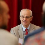 17.07.2017 Kielce. Teatr Żeromskiego. Ogłoszenie wyników konkursu architektonicznego na najlepszą koncepcję przebudowy obiektu. / Marzena Mąkosa / Radio Kielce