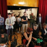 17.07.2017 Kielce. Teatr Żeromskiego. Ogłoszenie wyników konkursu architektonicznego na najlepszą koncepcję przebudowy obiektu. / Marzena Mąkosa / Radio Kielce