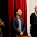 17.07.2017 Kielce. Teatr Żeromskiego. Ogłoszenie wyników konkursu architektonicznego na najlepszą koncepcję przebudowy obiektu. / Marzena Mąkosa / Radio Kielce