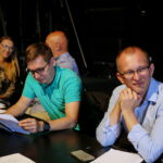 28.08.2017 Kielce. Próba spektaklu "Wesele" Stanisława Wyspiańskiego w Teatrze im. Stefana Żeromskiego / Marzena Mąkosa - Radio Kielce / Stanisław Blinstrub i Bartłomiej Zapała