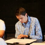 28.08.2017 Kielce. Próba spektaklu "Wesele" Stanisława Wyspiańskiego w Teatrze im. Stefana Żeromskiego / Marzena Mąkosa - Radio Kielce / Marcin Różyc