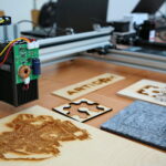 02.09.2017 Podzamcze Chęcińskie. Astro Piknik. / Marzena Mąkosa - Radio Kielce / Laserowe wycinanie wzorów