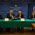 05.09.2017 Kielce. Oddanie budynku przy ulicy Mickiewicza na użytek Prokuratury Okręgowej w Kielcach / Marzena Mąkosa - Radio Kielce / Jarosław Duś - Dyrektor Biura Prokuratora Krajowego, Bogdan Święczkowski - Pierwszy Zastępca Prokuratora Generalnego, Prokurator Krajowy, Mateusz Mroz - Prezes Agencji Mienia Wojskowego, Bartosz Kownacki - Sekretarz Stanu w Ministerstwie Obrony Narodowej