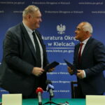 05.09.2017 Kielce. Oddanie budynku przy ulicy Mickiewicza na użytek Prokuratury Okręgowej w Kielcach / Marzena Mąkosa - Radio Kielce / Bogdan Święczkowski - Pierwszy Zastępca Prokuratora Generalnego, Prokurator Krajowy, Mateusz Mroz - Prezes Agencji Mienia Wojskowego