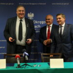 05.09.2017 Kielce. Oddanie budynku przy ulicy Mickiewicza na użytek Prokuratury Okręgowej w Kielcach / Marzena Mąkosa - Radio Kielce / Bogdan Święczkowski - Pierwszy Zastępca Prokuratora Generalnego, Prokurator Krajowy, Mateusz Mroz - Prezes Agencji Mienia Wojskowego, Bartosz Kownacki - Sekretarz Stanu w Ministerstwie Obrony Narodowej