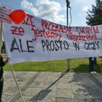 Protest pracowników PAKS przed Świętokrzyskim Urzędem Wojewódzkim w Kielcach / Marzena Mąkosa / Radio Kielce