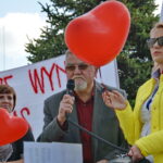 Protest pracowników PAKS przed Świętokrzyskim Urzędem Wojewódzkim w Kielcach / Marzena Mąkosa / Radio Kielce