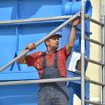 Zjadacz kurzu - miejska rzeźba puryfikacyjna na Placu Artystów / Marzena Mąkosa / Radio Kielce