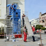 Zjadacz kurzu - miejska rzeźba puryfikacyjna na Placu Artystów / Marzena Mąkosa / Radio Kielce