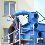 Zjadacz kurzu - miejska rzeźba puryfikacyjna na Placu Artystów / Marzena Mąkosa / Radio Kielce