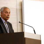 Kielce. Salon Maturzystów na Politechnice Świętokrzyskiej. Prof. Wiesław Trąmpczyński - Rektor Politechniki Świętokrzyskiej, Przewodniczący Komitetu Honorowego / Marzena Mąkosa / Radio Kielce