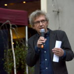 „Zjadacz kurzu” na Placu Artystów w Kielcach. Na zdjęciu : Ryszard Koziej / Marzena Mąkosa / Radio Kielce