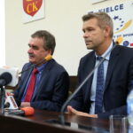 Konferencja prasowa prezydenta Wojciecha Lubawskiego i europosła Bogdana Wenty. Na zdjęciu : Wojciech Lubawski, Bogdan Wenta / Marzena Mąkosa / Radio Kielce