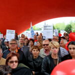 Protest PAKS pod Świętokrzyskim Urzędem Wojewódzkim / Marzena Mąkosa / Radio Kielce