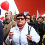 Protest PAKS pod Świętokrzyskim Urzędem Wojewódzkim / Marzena Mąkosa / Radio Kielce