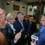 Protest PAKS pod Świętokrzyskim Urzędem Wojewódzkim / Marzena Mąkosa / Radio Kielce