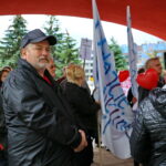 Protest PAKS pod Świętokrzyskim Urzędem Wojewódzkim / Marzena Mąkosa / Radio Kielce