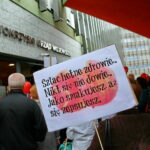 Protest PAKS pod Świętokrzyskim Urzędem Wojewódzkim / Marzena Mąkosa / Radio Kielce