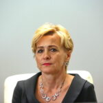 Sąd Rejonowy Starachowice. Otwarcie nowej siedziby. Alina Bojara - Wiceprezes Sądu Okręgowego w Kielcach  / Marzena Mąkosa / Radio Kielce