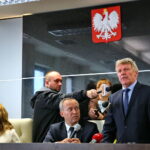 Sąd Rejonowy Starachowice. Otwarcie nowej siedziby. Andrzej Solarz - Sędzia Sądu Apelacyjnego w Krakowie  / Marzena Mąkosa / Radio Kielce