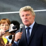 Sąd Rejonowy Starachowice. Otwarcie nowej siedziby. Andrzej Solarz - Sędzia Sądu Apelacyjnego w Krakowie  / Marzena Mąkosa / Radio Kielce