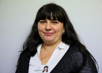 Agnieszka Duda z kieleckiego oddziału Zakładu Ubezpieczeń Społecznych / Marzena Mąkosa / Radio Kielce