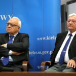 Obchody 100-lecia Sądu Okręgowego w Kielcach. Ignacy Grum - radca prawny, Wojciech Arczyński - Sędzia Sądu Okręgowego / Marzena Mąkosa / Radio Kielce