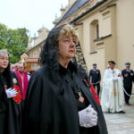 19.09.2017 Kielce. Uroczystości pogrzebowe biskupa Kazimierza Ryczana. Kondukt żałobny od kościoła Trójcy Świętej do Bazyliki Katedralnej / Marzena Mąkosa / Radio Kielce