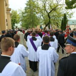 19.09.2017 Kielce. Uroczystości pogrzebowe biskupa Kazimierza Ryczana. Kondukt żałobny od kościoła Trójcy Świętej do Bazyliki Katedralnej / Marzena Mąkosa / Radio Kielce