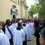 19.09.2017 Kielce. Uroczystości pogrzebowe biskupa Kazimierza Ryczana. Kondukt żałobny od kościoła Trójcy Świętej do Bazyliki Katedralnej / Marzena Mąkosa / Radio Kielce