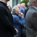 19.09.2017 Kielce. Uroczystości pogrzebowe biskupa Kazimierza Ryczana. Wierni na Placu Jana Pawła II / Marzena Mąkosa / Radio Kielce