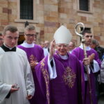 19.09.2017 Kielce. Uroczystości pogrzebowe biskupa Kazimierza Ryczana. Metropolita krakowski abp Marek Jędraszewski / Marzena Mąkosa / Radio Kielce