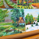 XV Edycja Ogólnopolskiego Konkursu Plastycznego "Sztuka Osób Niepełnosprawnych". Wystawa organizowana przez Państwowy Fundusz Rehabilitacji Osób Niepełnosprawnych "Moja Ojczyzna" / Marzena Mąkosa / Radio Kielce