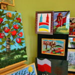 XV Edycja Ogólnopolskiego Konkursu Plastycznego "Sztuka Osób Niepełnosprawnych". Wystawa organizowana przez Państwowy Fundusz Rehabilitacji Osób Niepełnosprawnych "Moja Ojczyzna" / Marzena Mąkosa / Radio Kielce