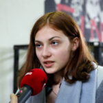 Wyścig kapsli na Małej Hali w Bazie Zbożowej. Na zdjęciu : Julia Dziuba / Marzena Mąkosa / Radio Kielce