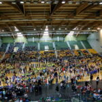 Pierwszaki poznawały zasady bezpieczeństwa na Hali Legionów w Kielcach / Marzena Mąkosa / Radio Kielce